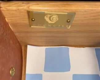 Councill mahogany 4 drawer chest