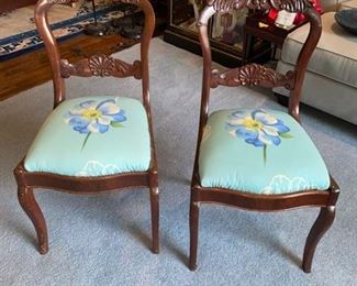 Pair side chairs