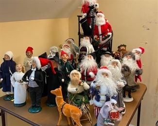 Byer's Choice Carolers - SO MANY!!!