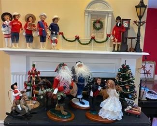 Byer's Choice Carolers - SO MANY!!!