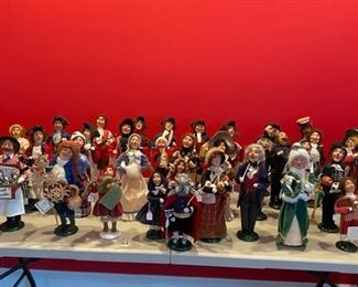 Byer's Choice Carolers - SO MANY!!!