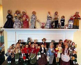 Byer's Choice Carolers - SO MANY!!!