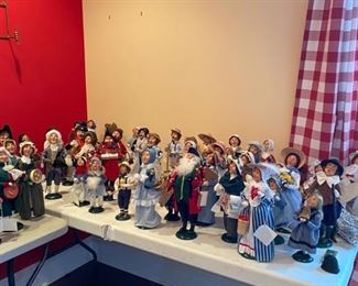 Byer's Choice Carolers - SO MANY!!!