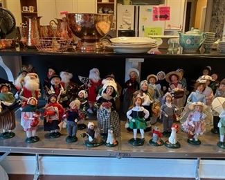 Byer's Choice Carolers - SO MANY!!!