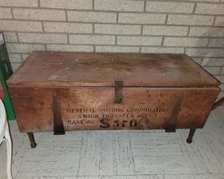 $75  General Motors Corporation Crate Table