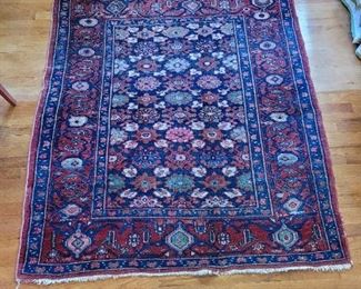 $50, Antique oriental rug 46 in(?) x 57 in