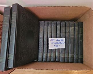 $50, 1939 Comptons Encyclopedia set
