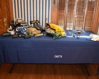 Vintage trucks and cars