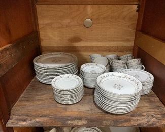 12 piece Kyoto China Savoy with serving pieces  $600