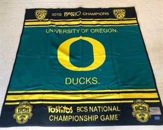 BCS National Championship Game January 10, 2011        U of O vs. Auburn Limited Edition/Numbered 1175/2010 Pendleton Blanket