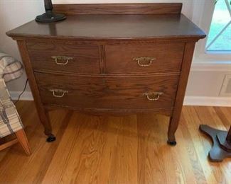 Side board, antique chest