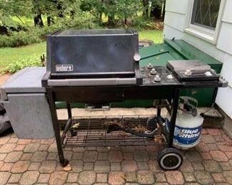 weber grill with rotisserie