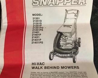 Snapper mower
