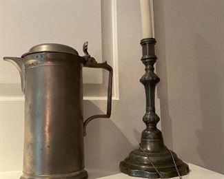 Pewter decorative pieces