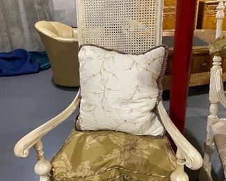 Pair of His & Hers High Back Chairs