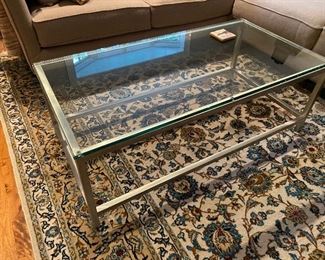 Steel & Glass Coffee Table