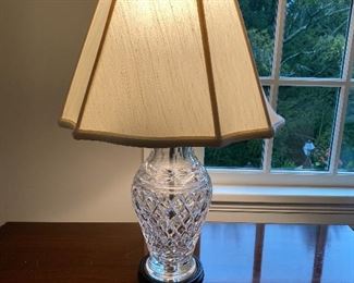 Pair of Waterford Crystal Lamps