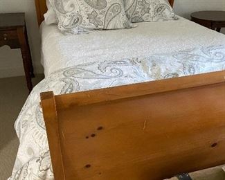 Wooden Queen Sleigh Bed