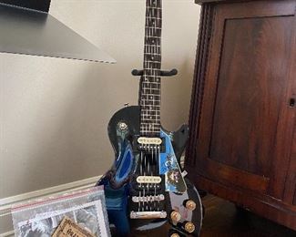 Peter Frampton Autographed Guitar with Certificate of Authenticity 