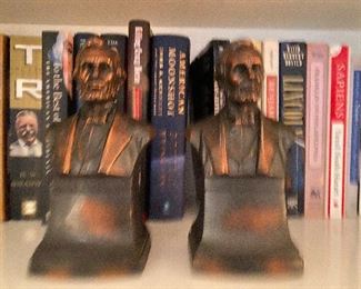 Abe Lincoln Bookends