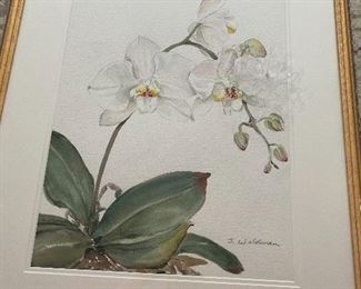 Large Framed Art by J. Waldman