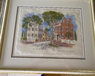 Nantucket Houses Series A 23/45 Watercolor Edition 110 by Doris Carroll
