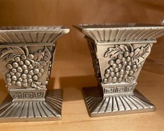 Pewter Candle Holders