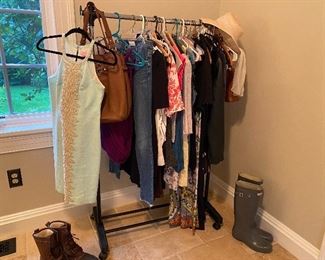 Clothes, bags & boots