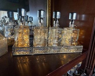 Bar idea - old decanters