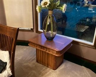 . . . a nice accent vase on mid-century table