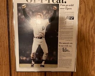 . . . there's that iconic Free Press front page with Gibby in a triumphant pose!