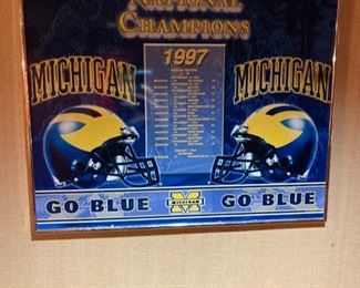 . . . a great maize and blue poster