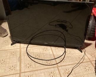 . . . and flat-screen TV