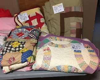 Vintage Quilts and some handmade non-vintage  quilts. 