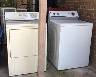 Older wash and dryer 