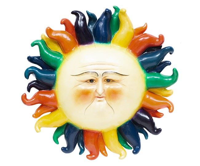 Sergio Bustamante, "El Gordo" (1986), paper mache
42"h x 42"w x 13"d