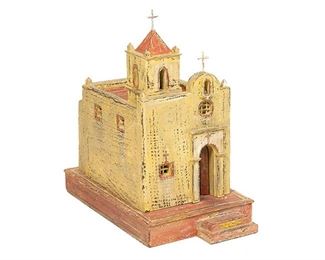 Roberto Cardinale, titled "Nuestra Señora de Loreto (Golad, TX)," wood carving