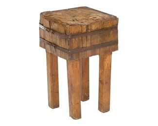 Rustic Banded Butchers Block
35"h x 21"s