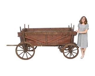 Rustic Horse Drawn Wagon