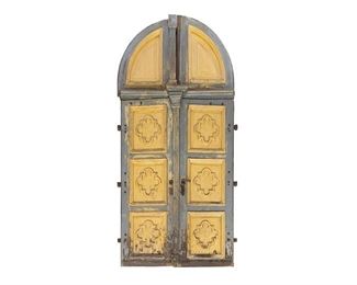 Pair of Monumental Hacienda Architectural Doors