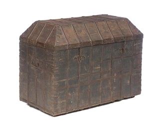 Spanish Colonial Era Arched Trunk, circa 1890