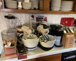 vintage mixers and other small appliances