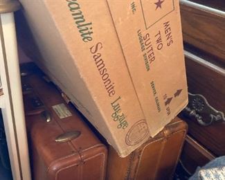 more vintage suitcases