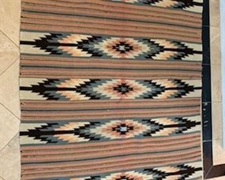 Vintage Chimayo weaving 4' x 6'
