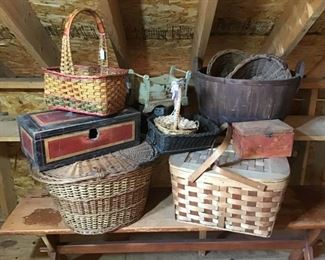 Antique Vintage Baskets