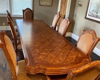 Micheal Amini 12 Foot exspandable Dining Table 