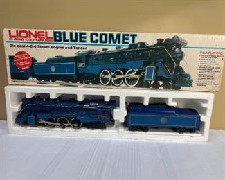 Lionel Blue Comet Steam Engine And Tender