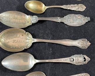 Six Sterling Souvenir Spoons