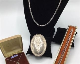 Sterling Silver Necklaces Pendant Bracelet