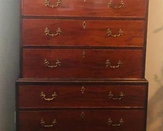 chest of drawers. 42.5"W x 22"D x 72"H.